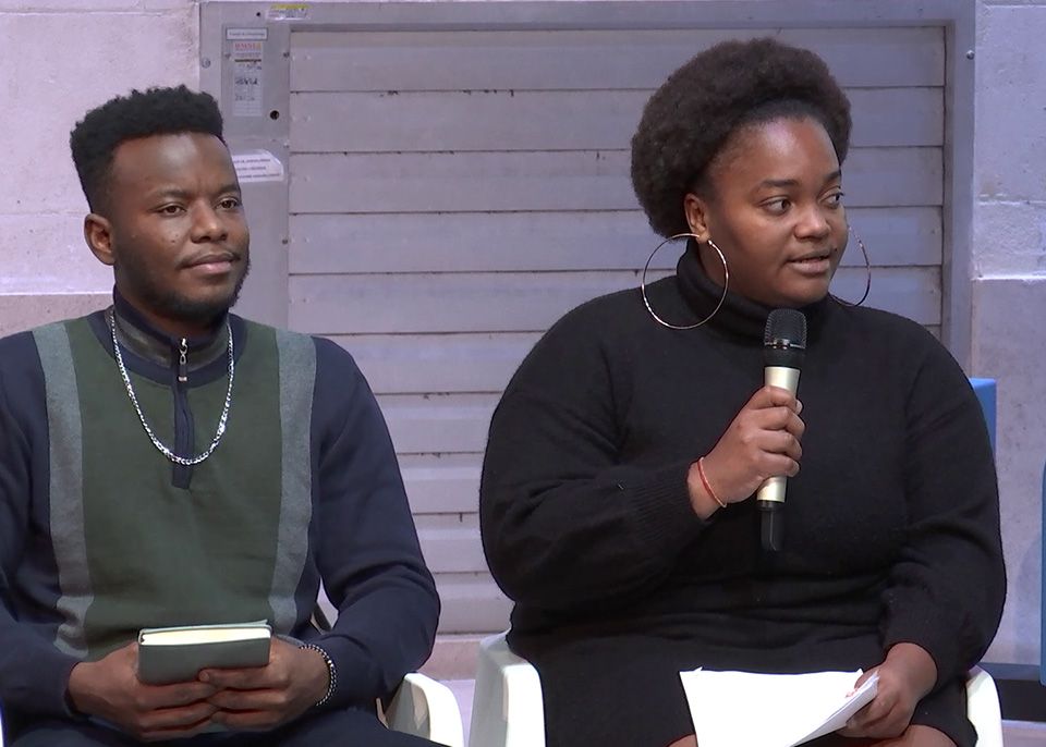 Aboubacar Bah et Charlotte Mumba © université de Bordeaux