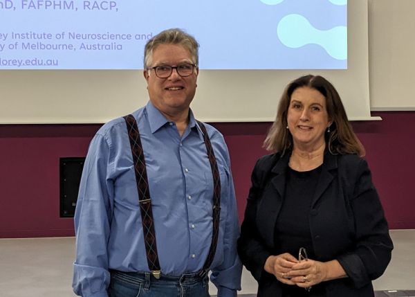 Photo : Marc Landry et Anne-Louise Ponsonby © université de Bordeaux